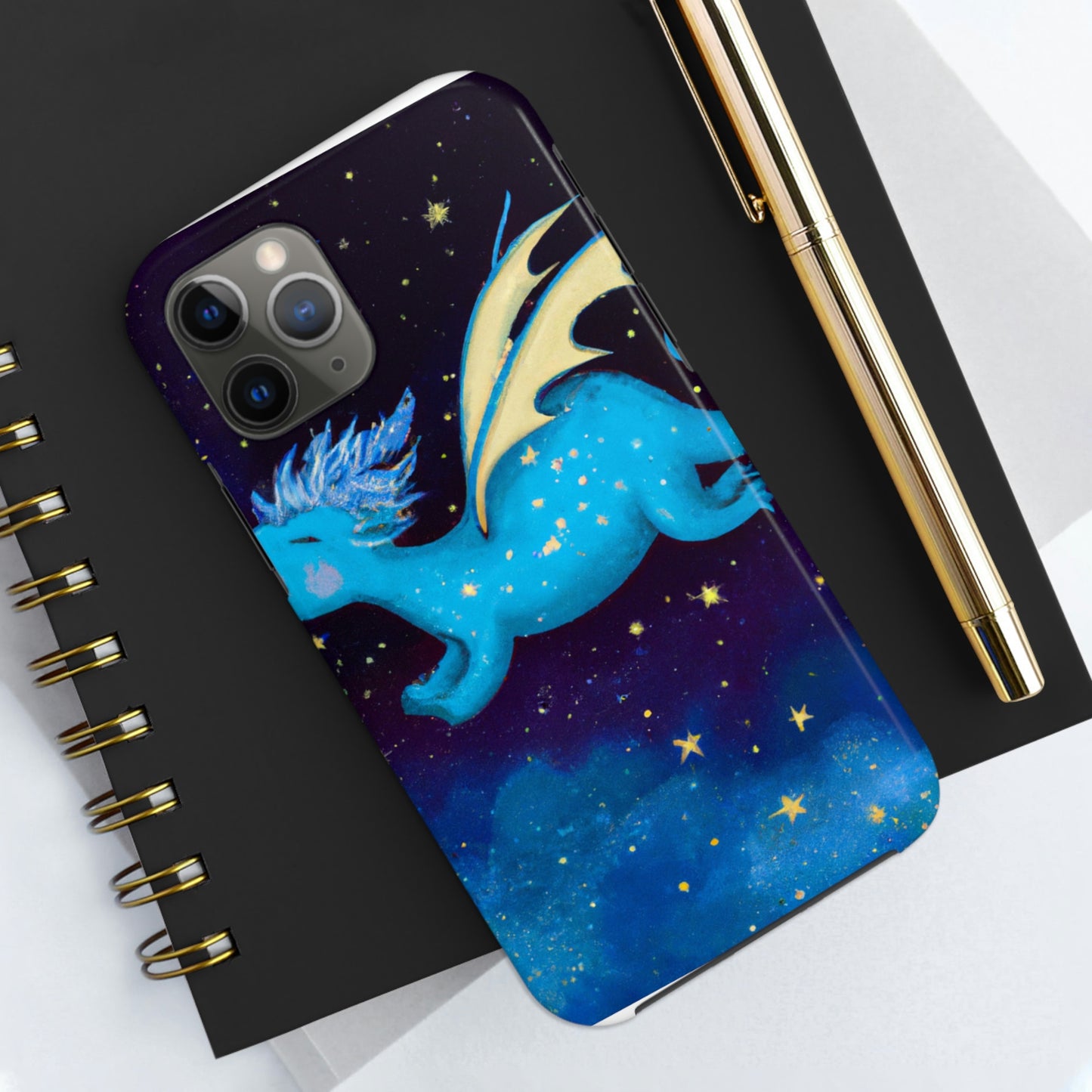 "Drifting Among the Stars: The Story of a Baby Dragon" - The Alien Tough Phone Cases