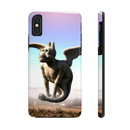 "Alone on the Hilltop: The Tale of a Solitary Gargoyle" - The Alien Tough Phone Cases