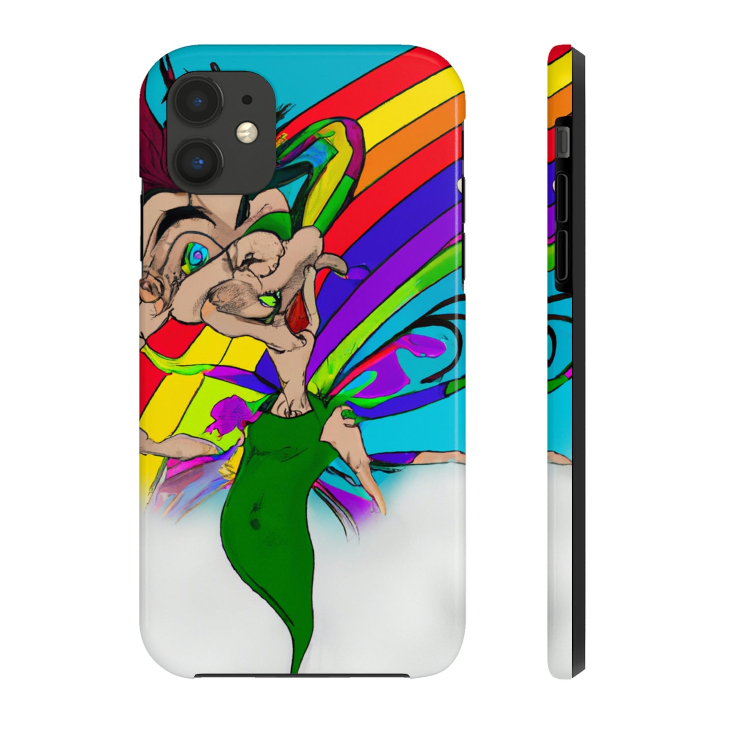 Rainbow Mischief Fairy - The Alien Tough Phone Cases