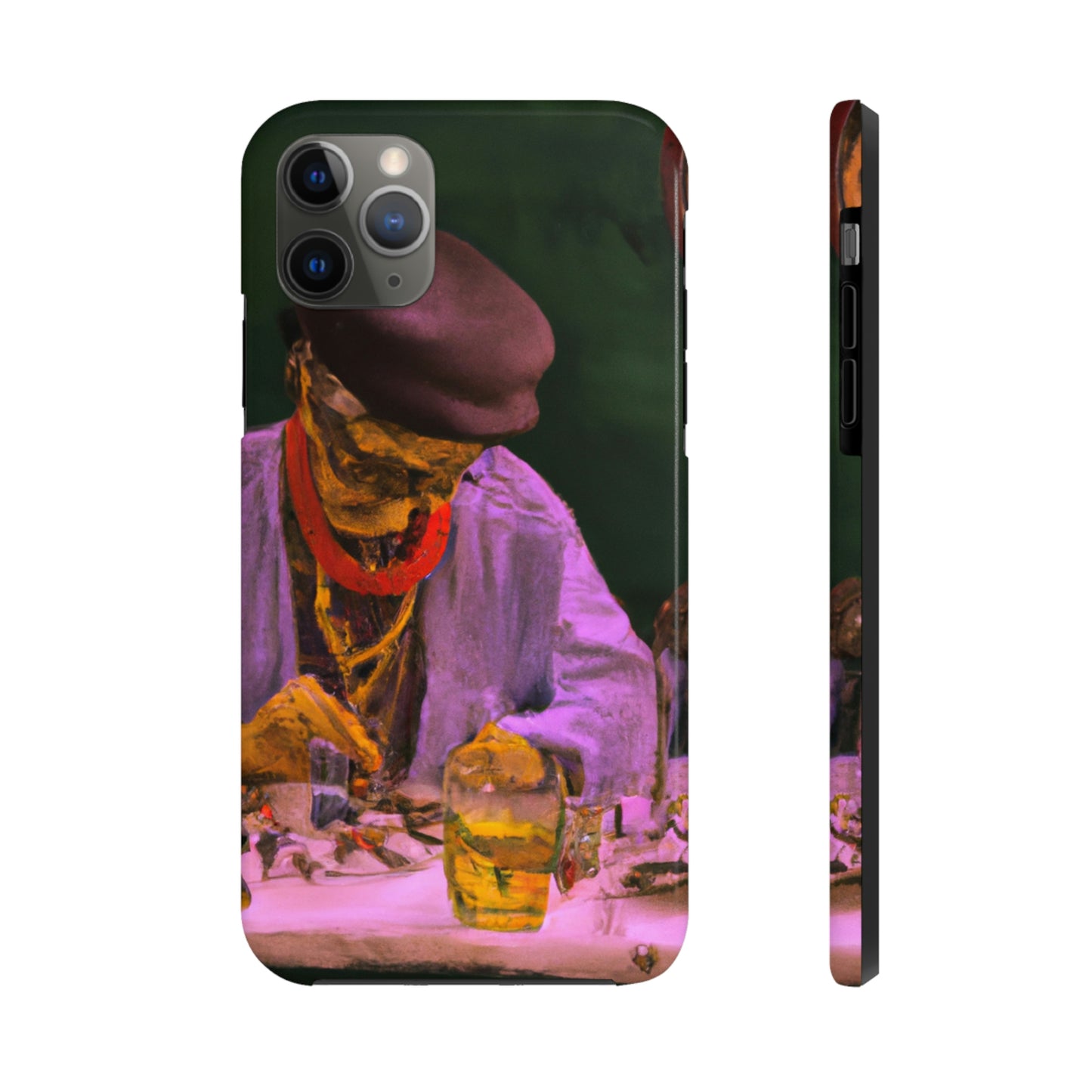 "Ein Meister des Ausbesserns: Ein älterer Uhrmacher, der eine antike Uhr restauriert" - The Alien Tough Phone Cases