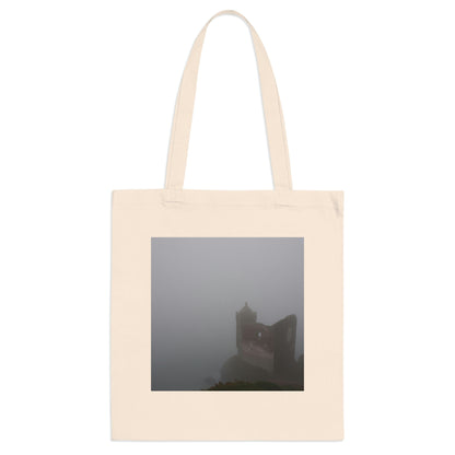 "The Forgotten Castle in the Eerie Mist" - The Alien Tote Bag