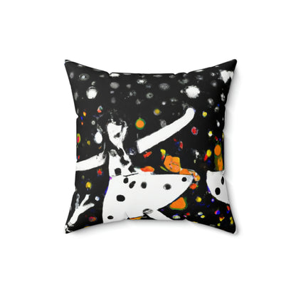 Twinkling Starlight Dance of the Fairies - The Alien Square Pillow