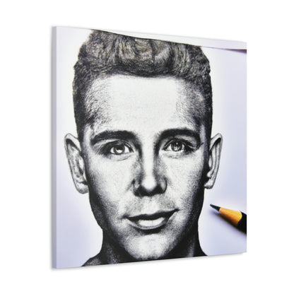 "Playing with Monochrome: Create a Celebrity Portrait with Pens" - The Alien Canva