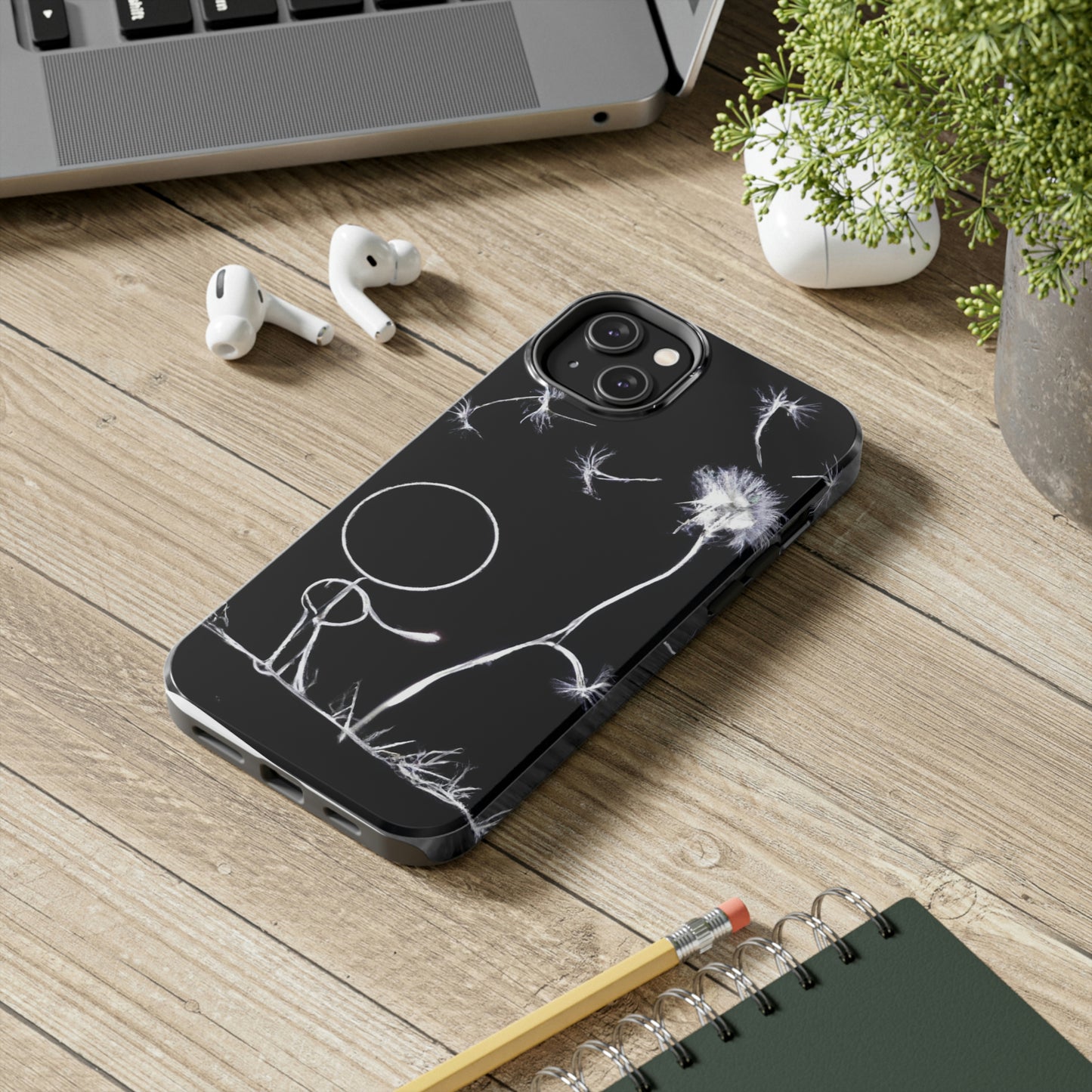 "Un parpadeo de diente de león en la brisa de medianoche" - The Alien Tough Phone Cases