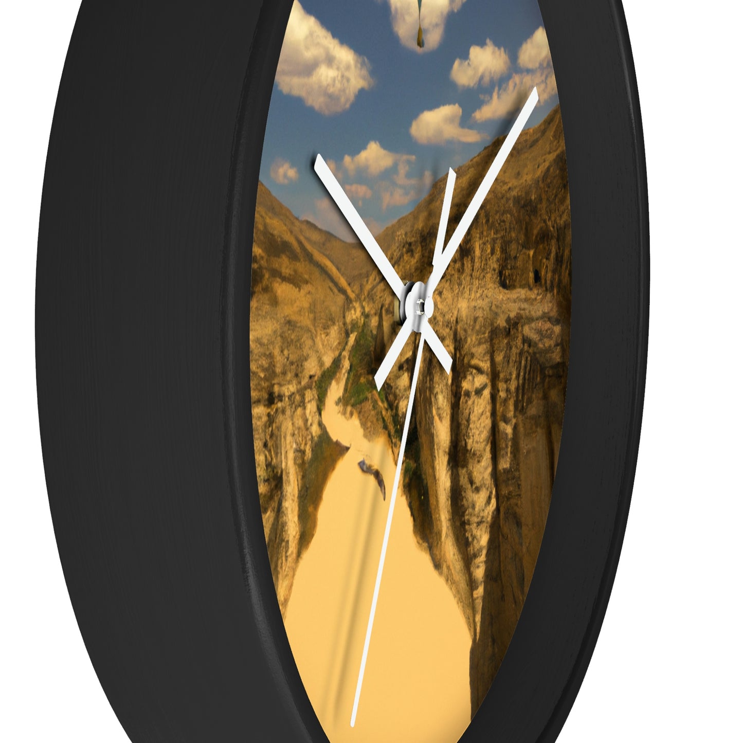 "Feline Flight Over the Grand Gulch" - The Alien Wall Clock