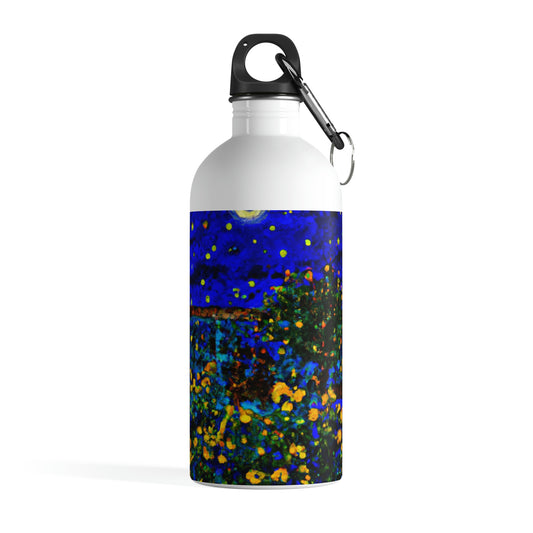 "A Midnight Celebration in Grandma's Garden" - The Alien Stainless Steel Water Bottle