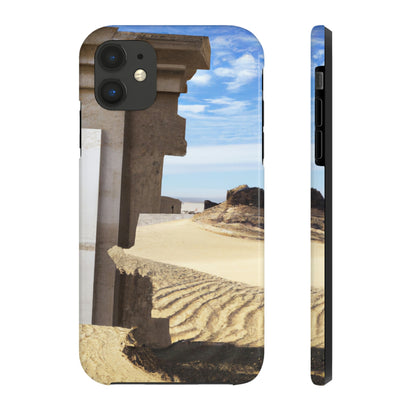 "Lost in the Sands: Discovering the Ancient Temple" - The Alien Tough Phone Cases