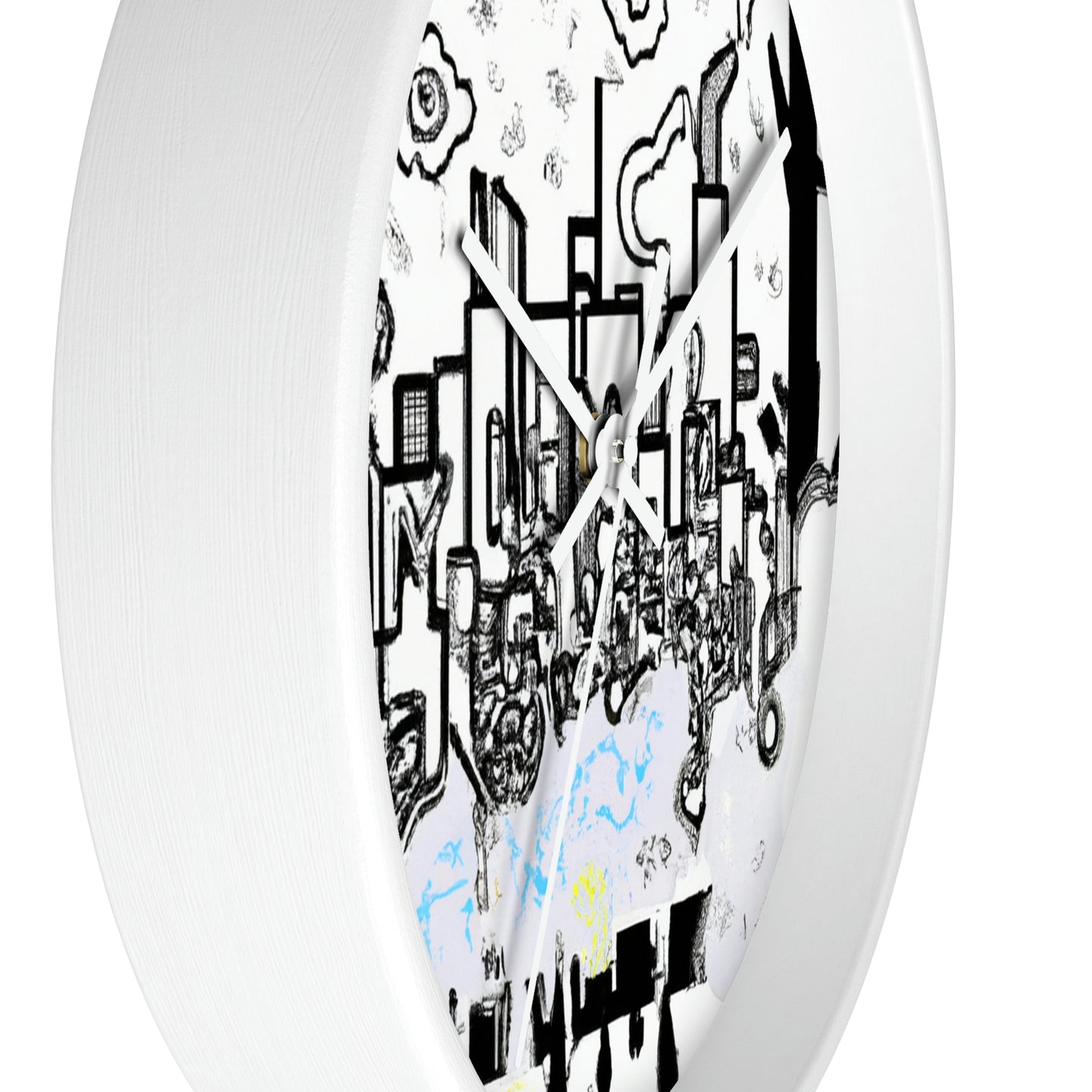 "Ghostly Haze: The Forgotten City". - The Alien Wall Clock