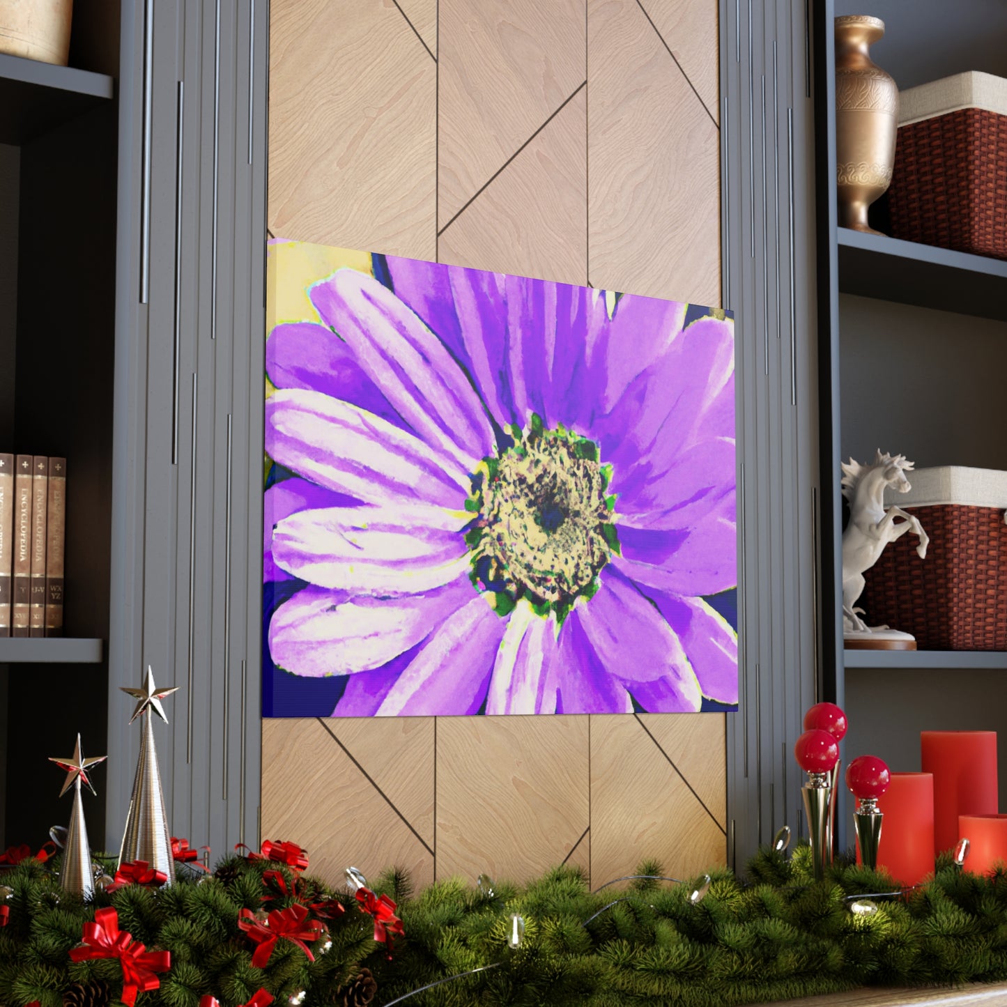 Purple Petals Popping: Create an Eye-Catching Daisy-Rose Fusion - The Alien Canva