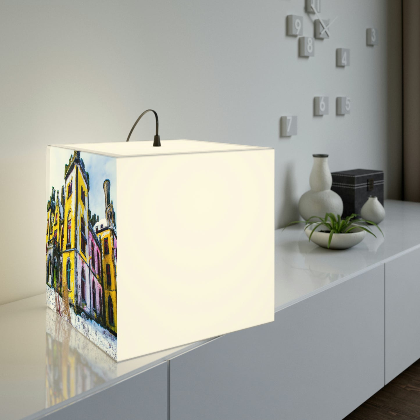 "Castle of Snow and Shadows" - The Alien Light Cube Lamp