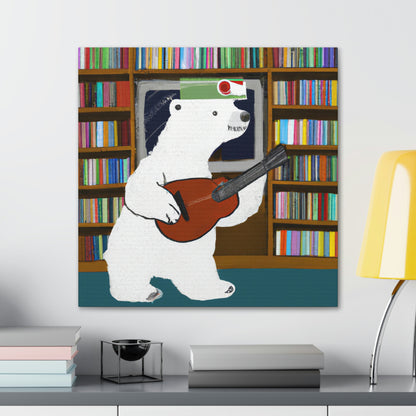 "Der Banjo-Bär der Bibliothek" - The Alien Canva