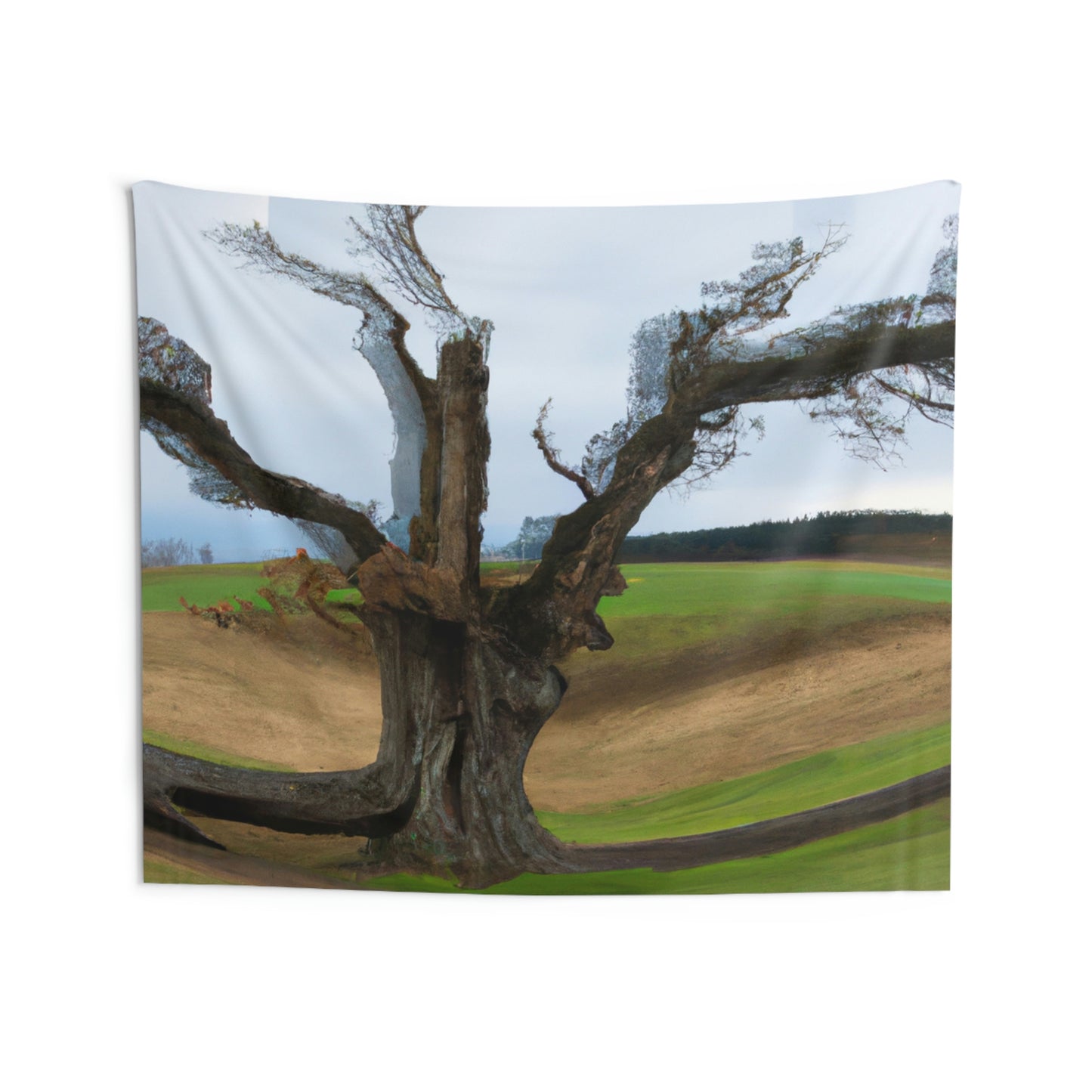 „Ein Schatten auf der Wiese: Der letzte stehende Baum“ – The Alien Wall Tapestries