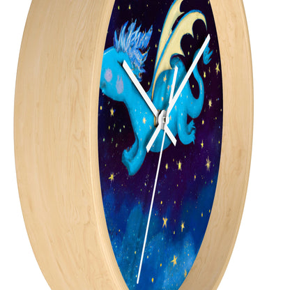 "Drifting Among the Stars: The Story of a Baby Dragon" - The Alien Wall Clock