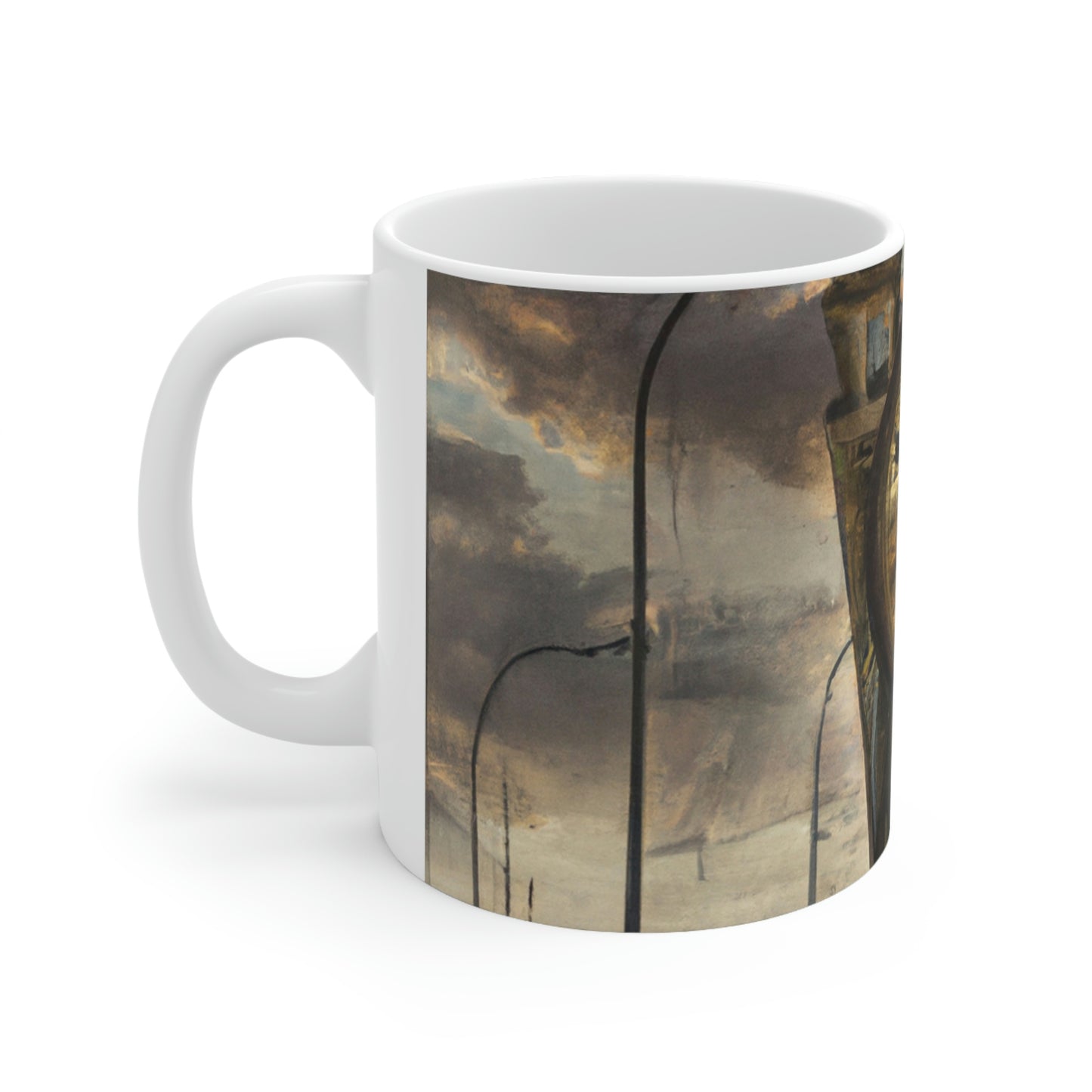 "Lonely Chimes in the Darkened City" - Taza de cerámica The Alien 11 oz