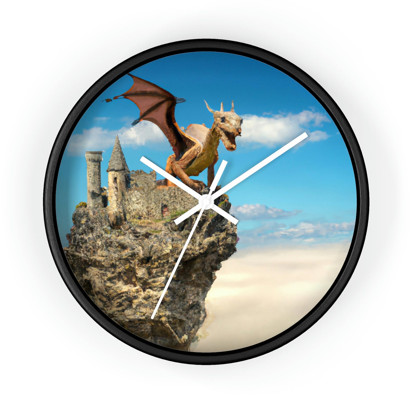 "Dragon Throne of ancients" - The Alien Wall Clock