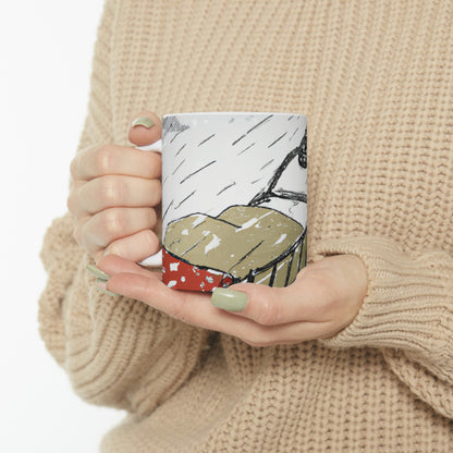 "Struggling Against the Snow" - The Alien Ceramic Mug 11 oz