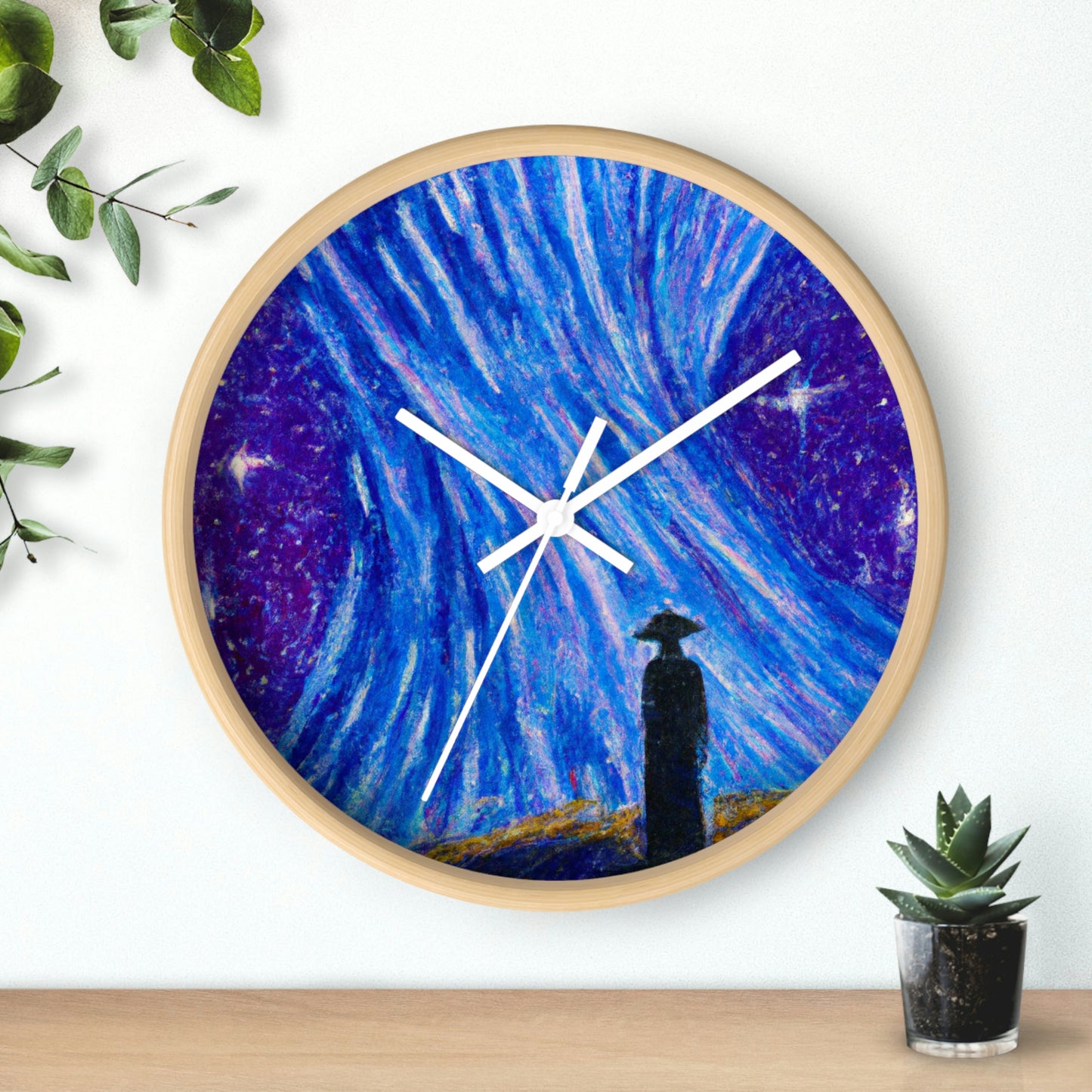 "A Starlit Solace" - The Alien Wall Clock