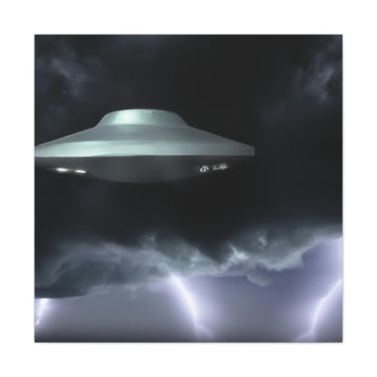 "Stormy Encounter" - The Alien Canva