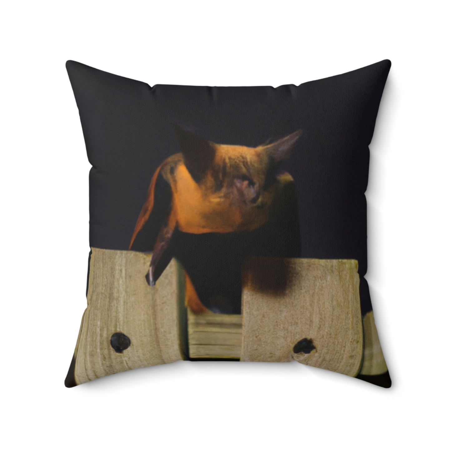 "A Silent Observer" - The Alien Square Pillow