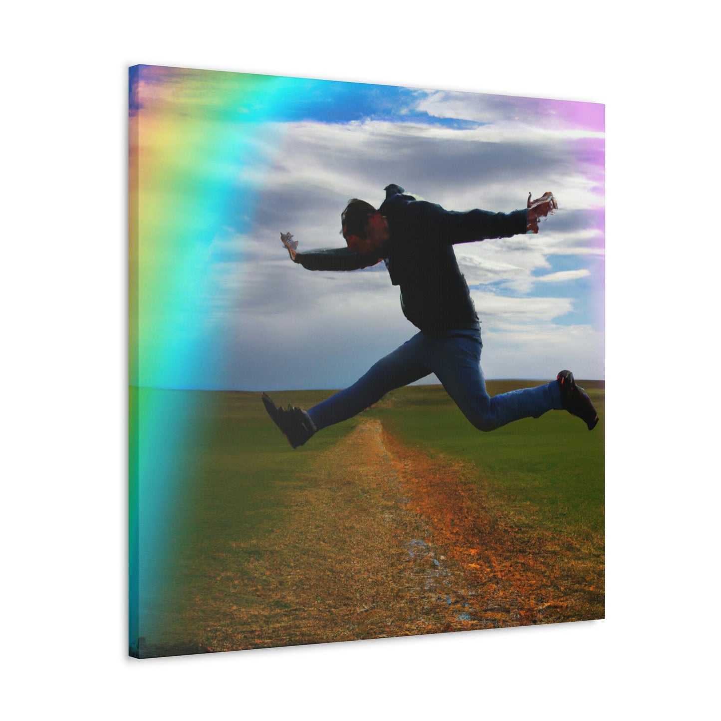 Rainbow Jumper Artist - Canvas