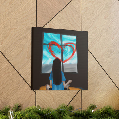 "Amor y desesperación: un lienzo en contraste" - Canvas