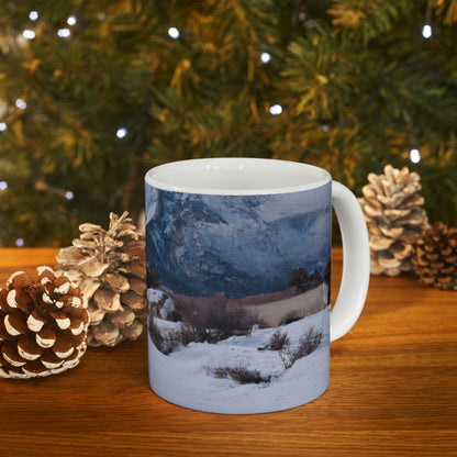 "Silent Peak: An Empty Town's Story" - The Alien Ceramic Mug 11 oz