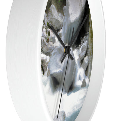 "Canyon Chaos: The Rockslide Race" - The Alien Wall Clock