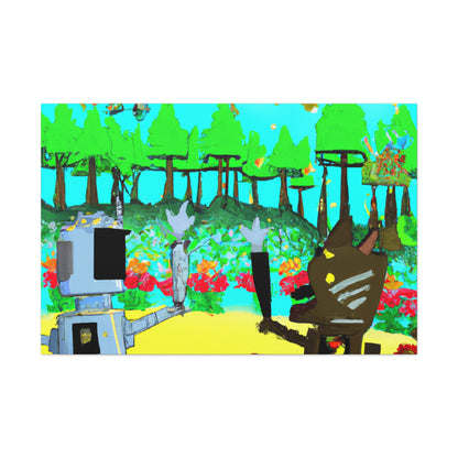 Robo Garden Wars - The Alien Canva