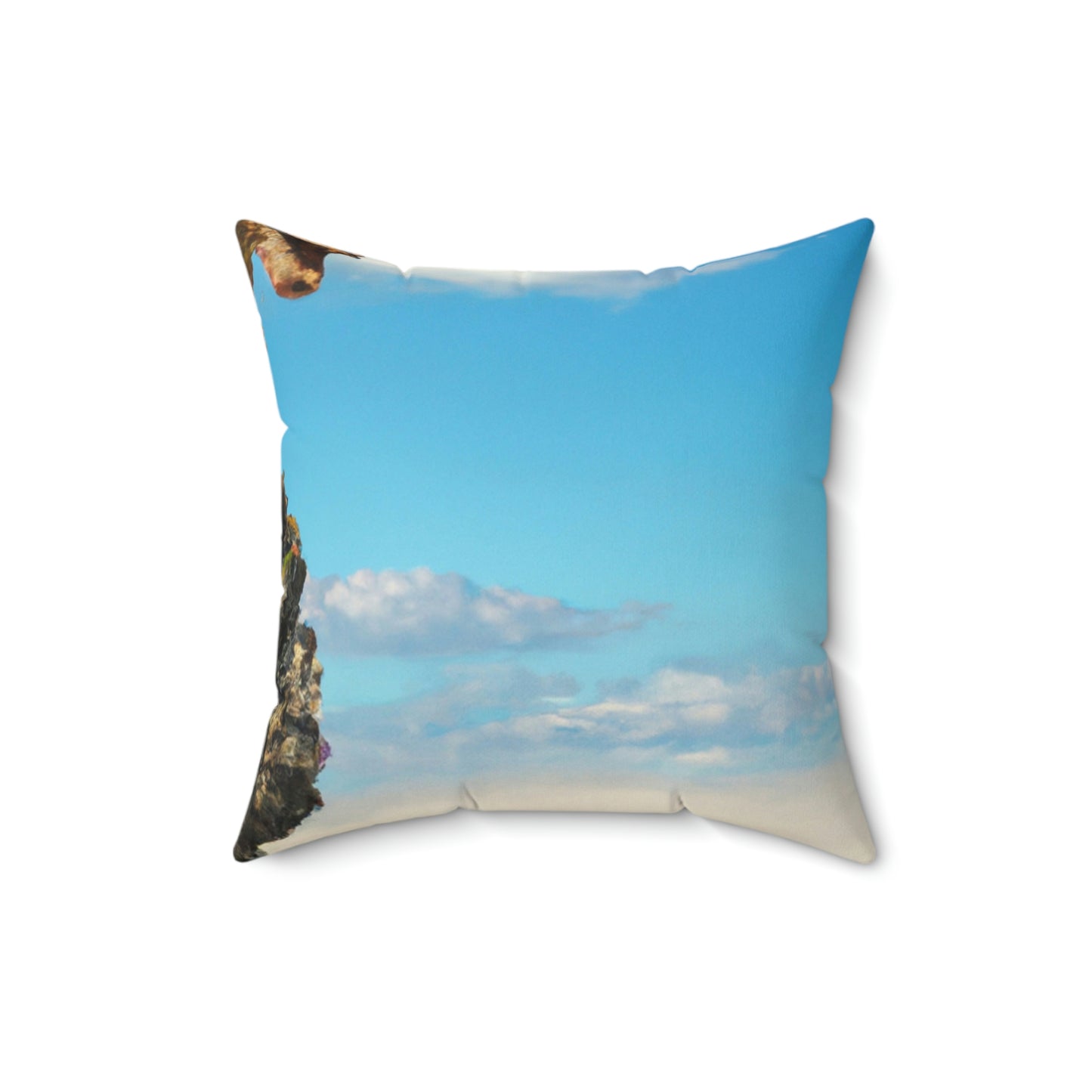 "Dragon Throne of ancients" - The Alien Square Pillow