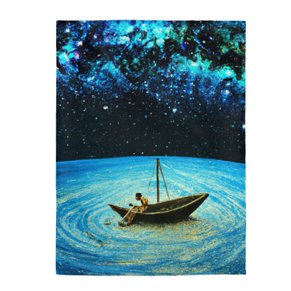 "A Voyage of Starlight". - The Alien Velveteen Plush Blanket