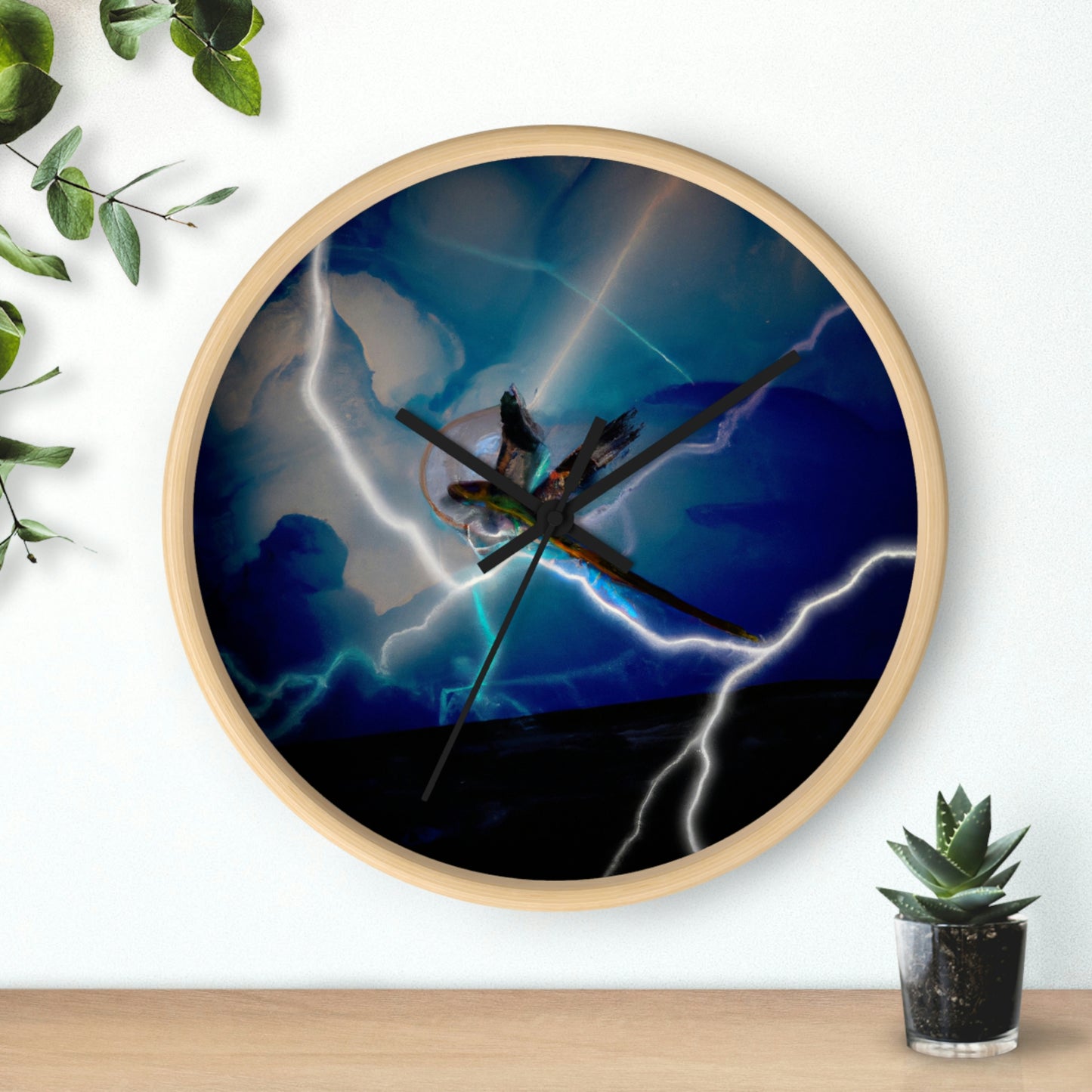 "Draco in the Tempest" - The Alien Wall Clock