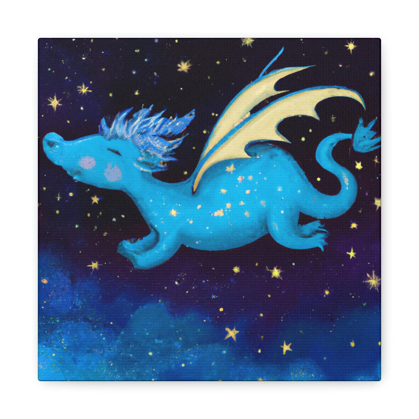 "A la deriva entre las estrellas: La historia de un bebé dragón" - The Alien Canva