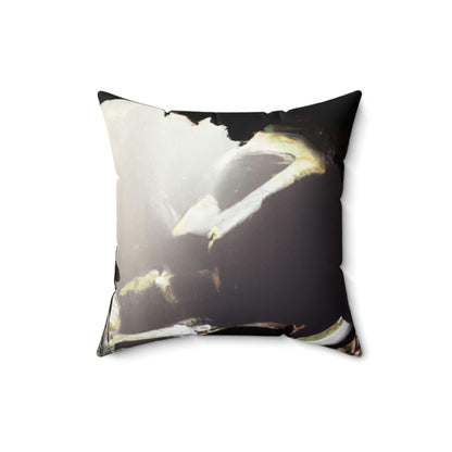 The Mystery of the Forsaken Cave - The Alien Square Pillow