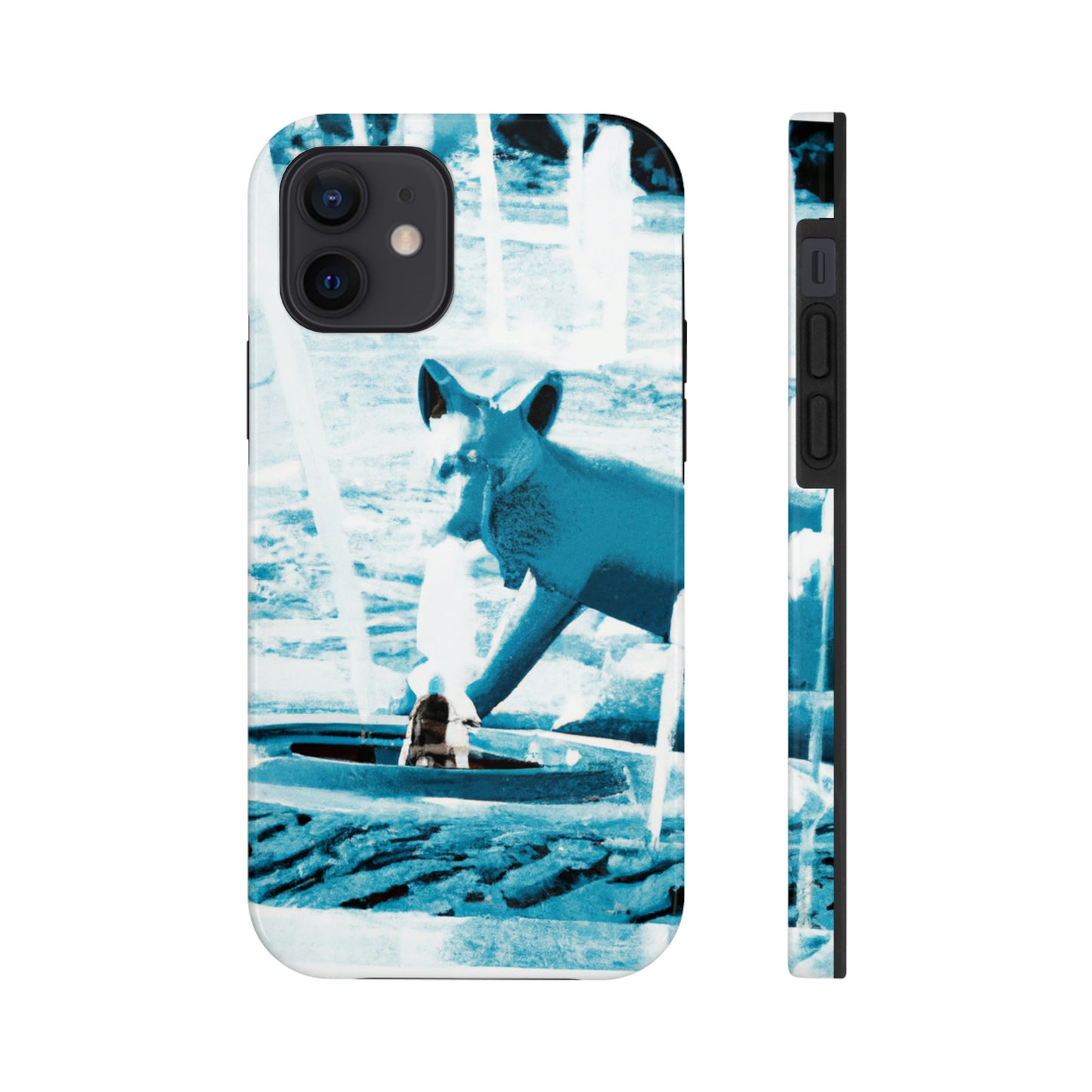 "Foxy Herumtollen im Brunnen" - Die Alien Tough Phone Cases