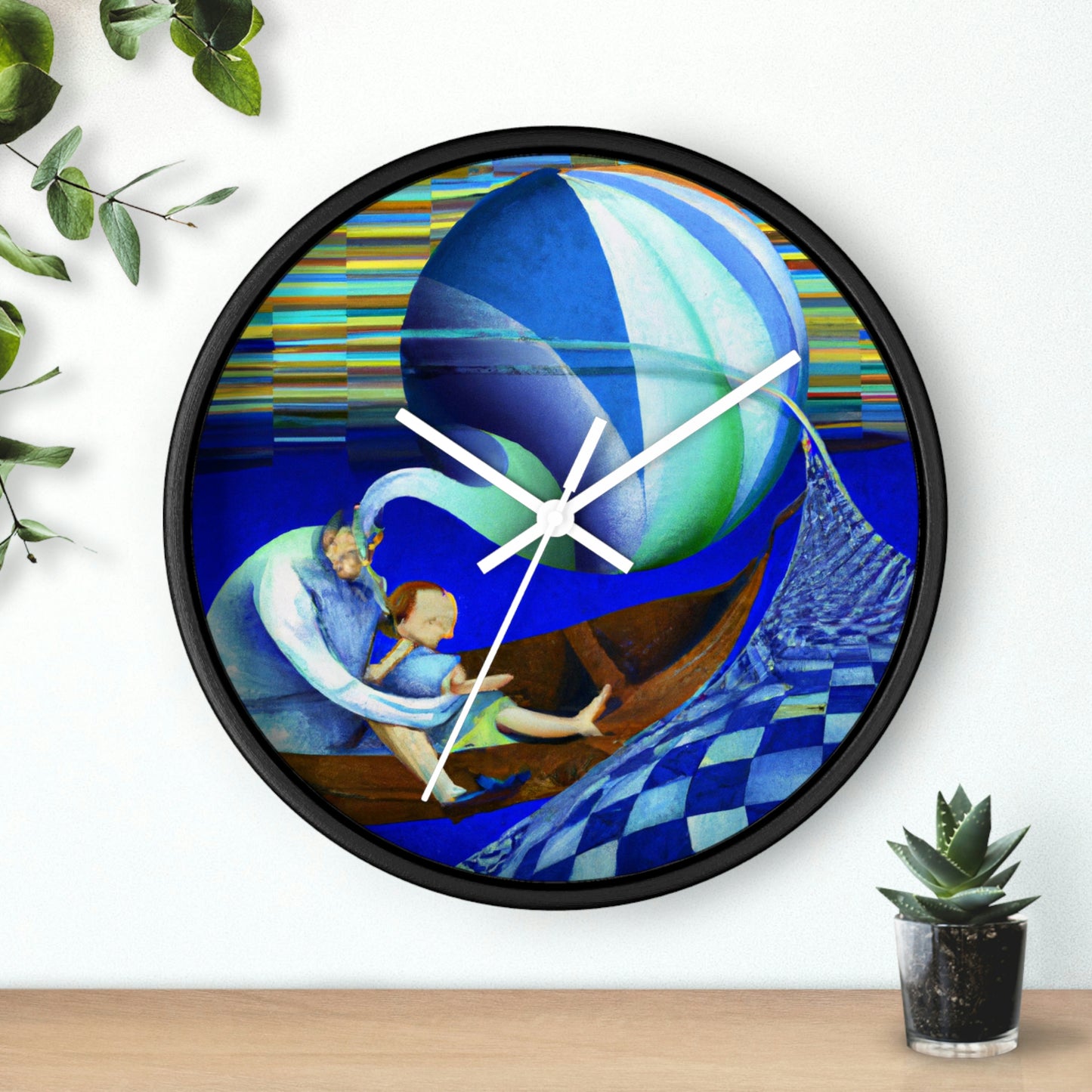 "Drifting: A Father and Son's Voyage Through Life" - The Alien Wall Clock