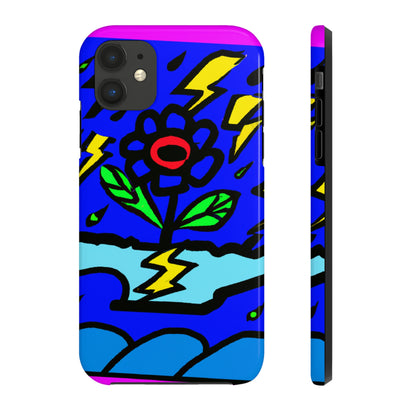 "A Bold Bloom Amidst the Storm" - The Alien Tough Phone Cases