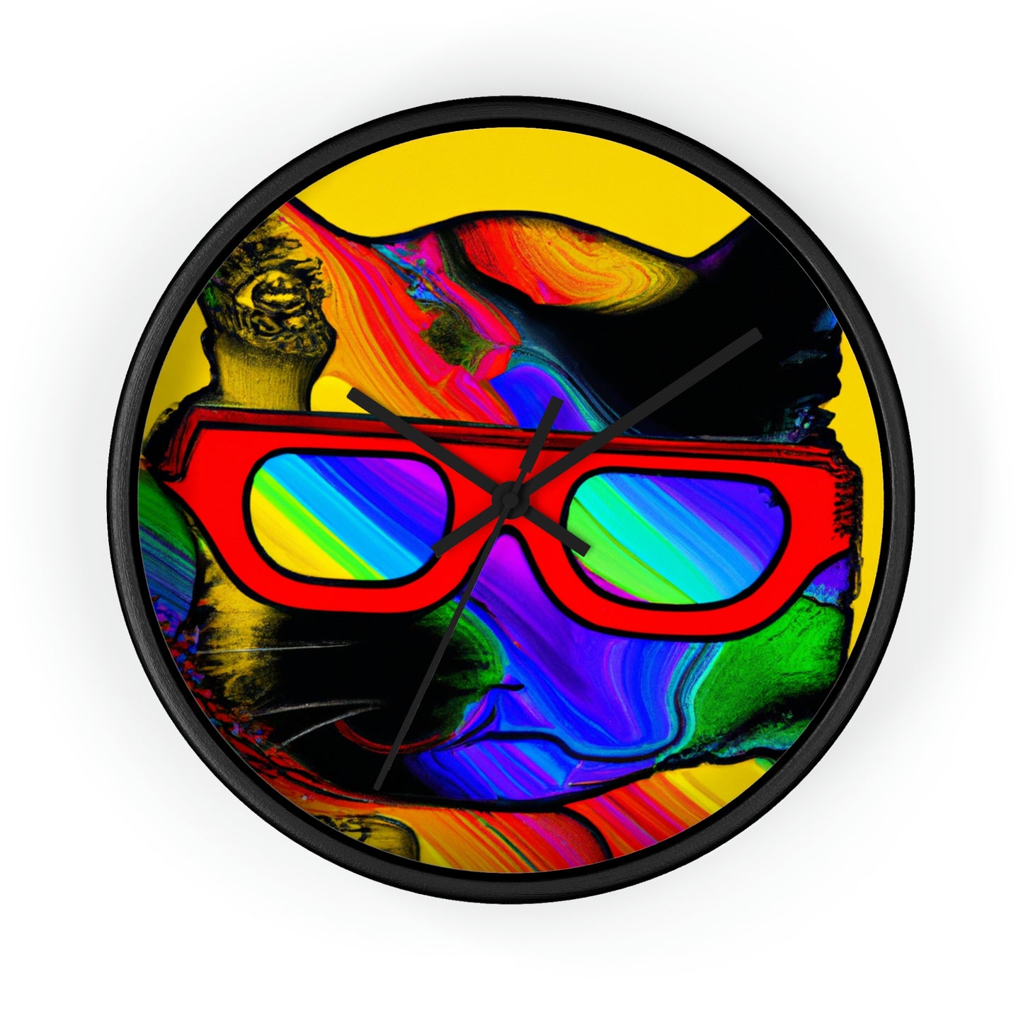 "Cool Cat in Sunglasses" - The Alien Wall Clock