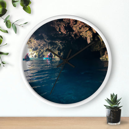 The Diving Depths of the Oceanic Cave - The Alien Wall Clock