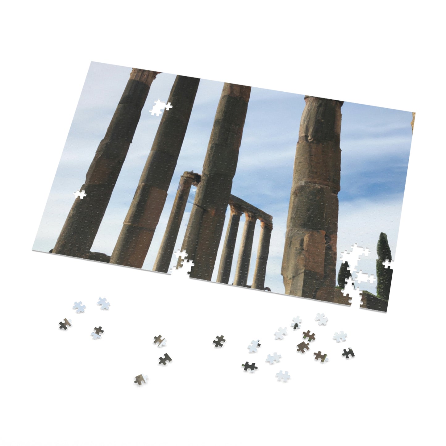 "Lost in Ancient Ruins: A Wanderlust Odyssey" - The Alien Jigsaw Puzzle