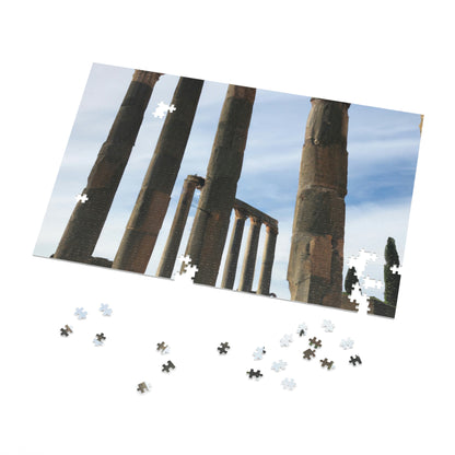 "Lost in Ancient Ruins: A Wanderlust Odyssey" - The Alien Jigsaw Puzzle