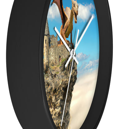 "Dragon Throne of ancients" - The Alien Wall Clock