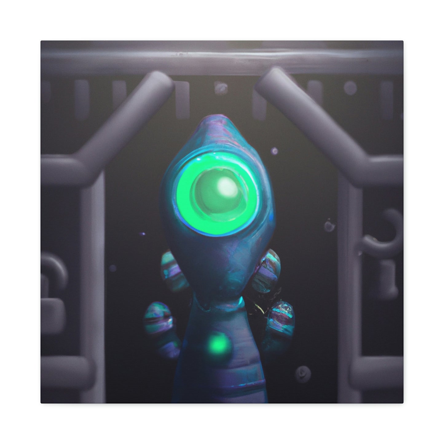 "The Secret Portal Guardian" - The Alien Canva