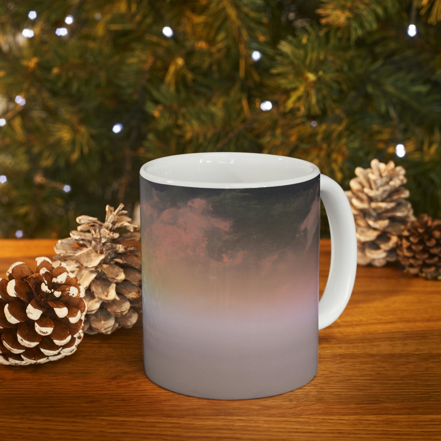 "A Painted Reflection of Solitude" - The Alien Ceramic Mug 11 oz