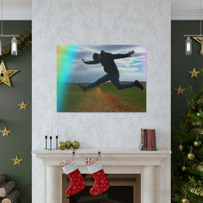 Rainbow Jumper Artist - Canvas