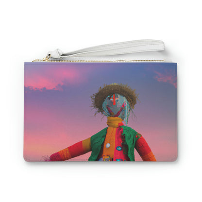 "Harvest's Gilded Glow" - Die Alien Clutch Bag