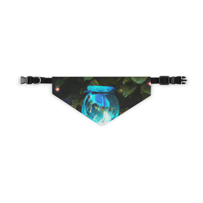 "Luminescence of Forgotten Dreams" - The Alien Pet Bandana Collar