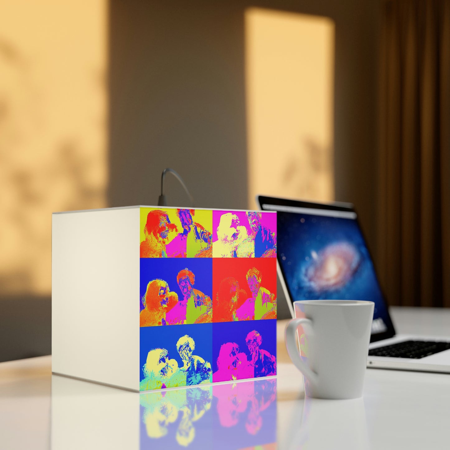 "A Unexpected Friendship Found." - The Alien Light Cube Lamp