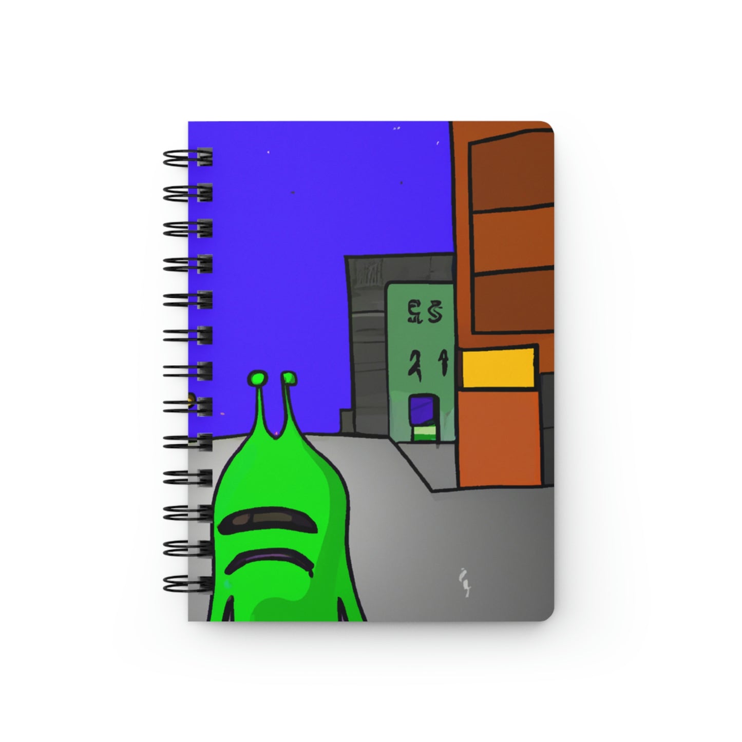 "Alien Misadventure in the City" - The Alien Spiral Bound Journal