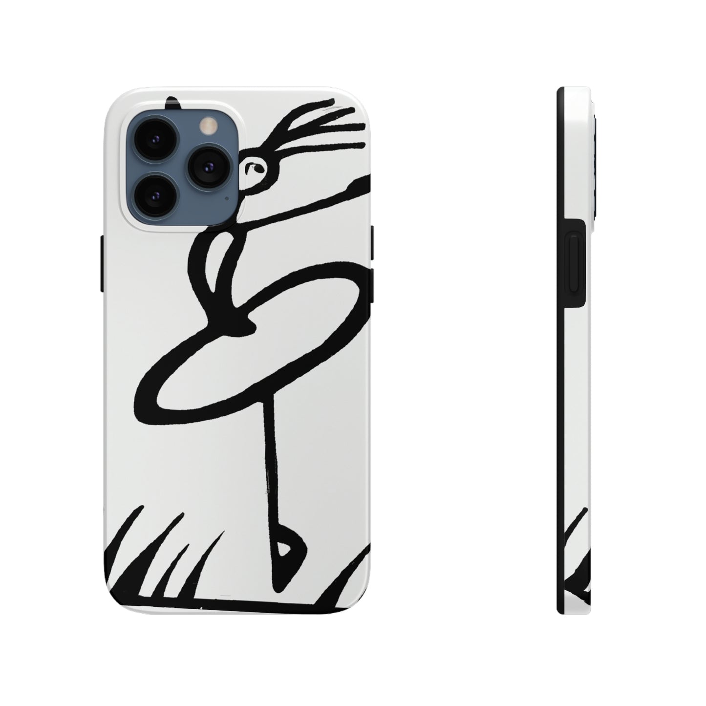 "Ballet on a Blade: A Ballerina's Spin" - The Alien Tough Phone Cases