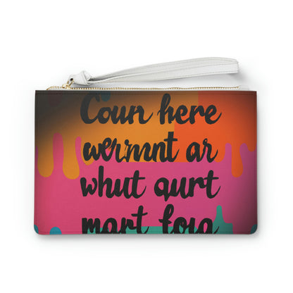 "Brave in the Face of Nightmares" - Die Alien Clutch Bag